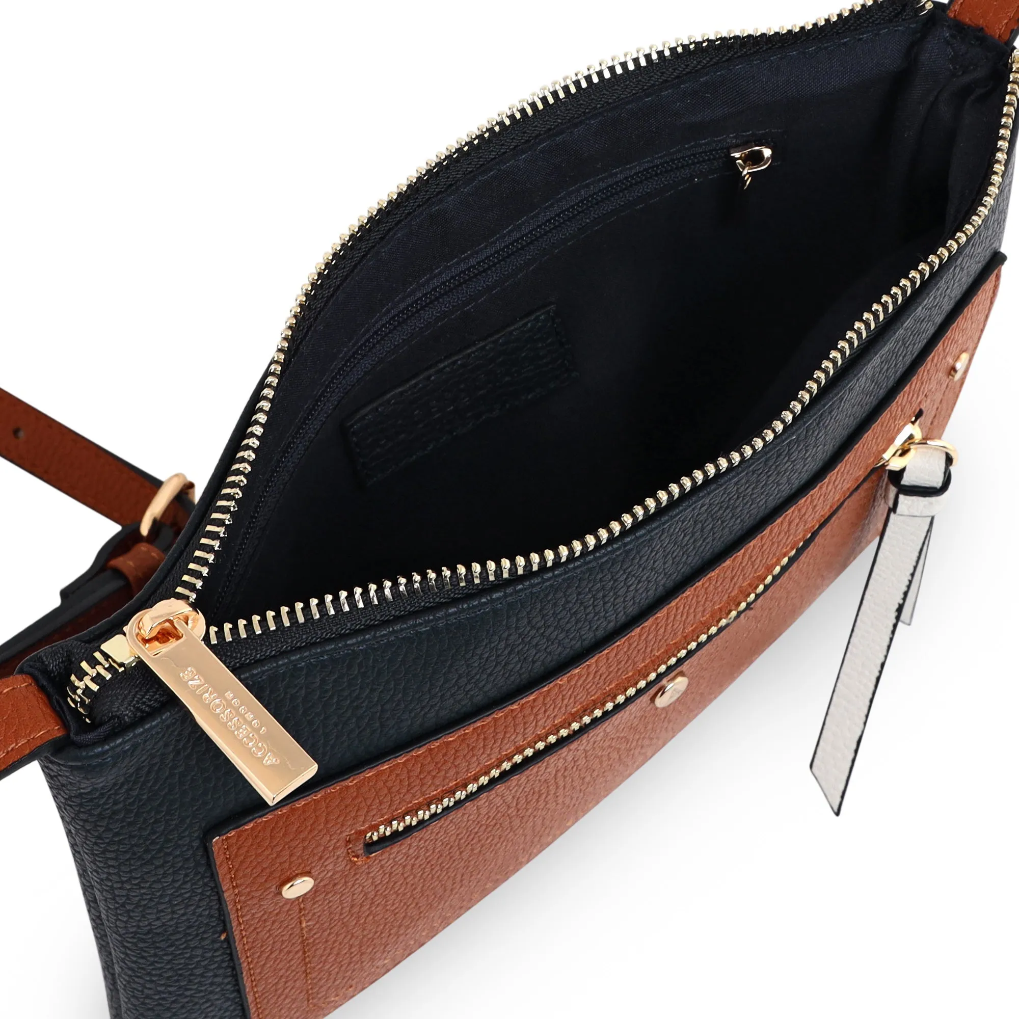 Accessorize London Women's Faux Leather Multi Ellie Sling Bag