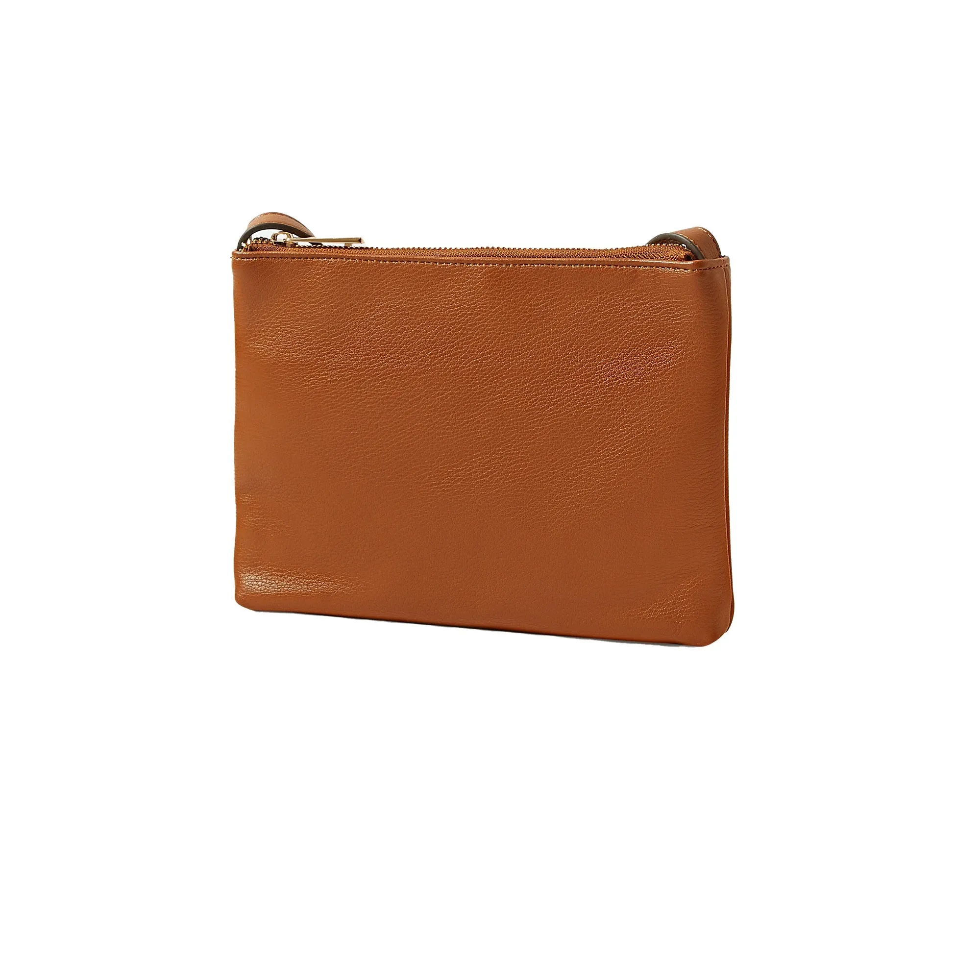 Accessorize London Women's Faux Leather Tan Ellie Sling Bag
