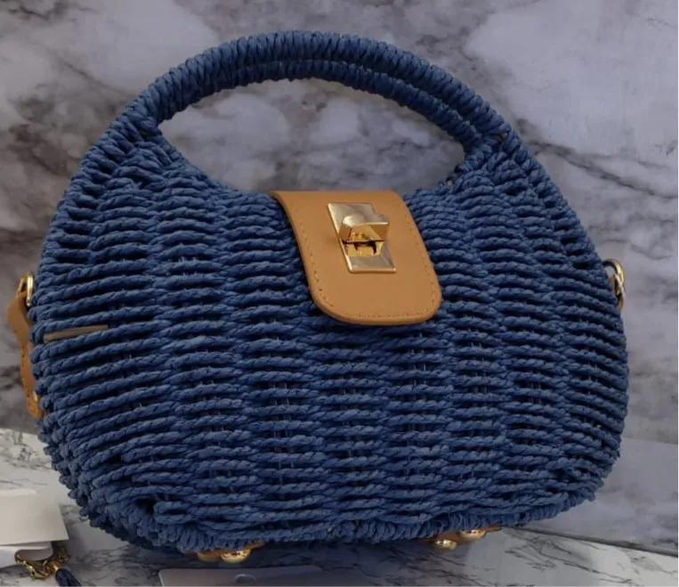 Alexa Woven Handbag