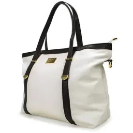 Badgley Mischka Anna Travel Weekender Tote XL - White