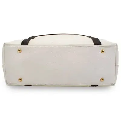 Badgley Mischka Anna Travel Weekender Tote XL - White