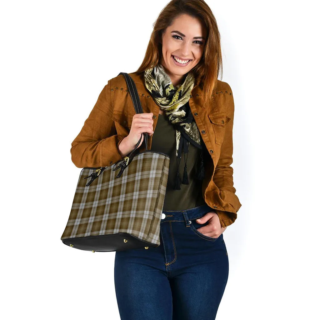 Baillie Dress Tartan Leather Tote Bag
