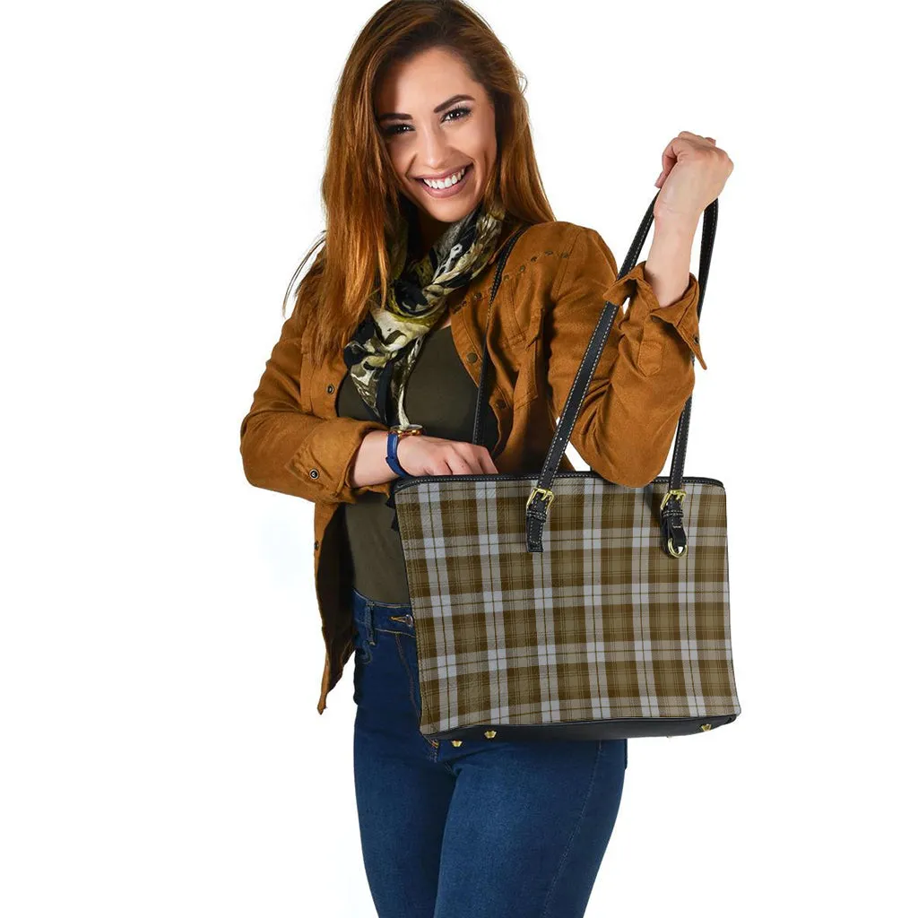 Baillie Dress Tartan Leather Tote Bag