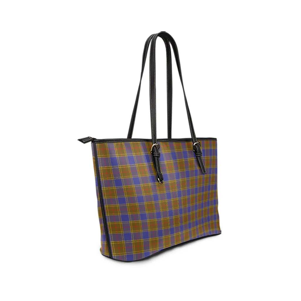 Balfour Tartan Leather Tote Bag