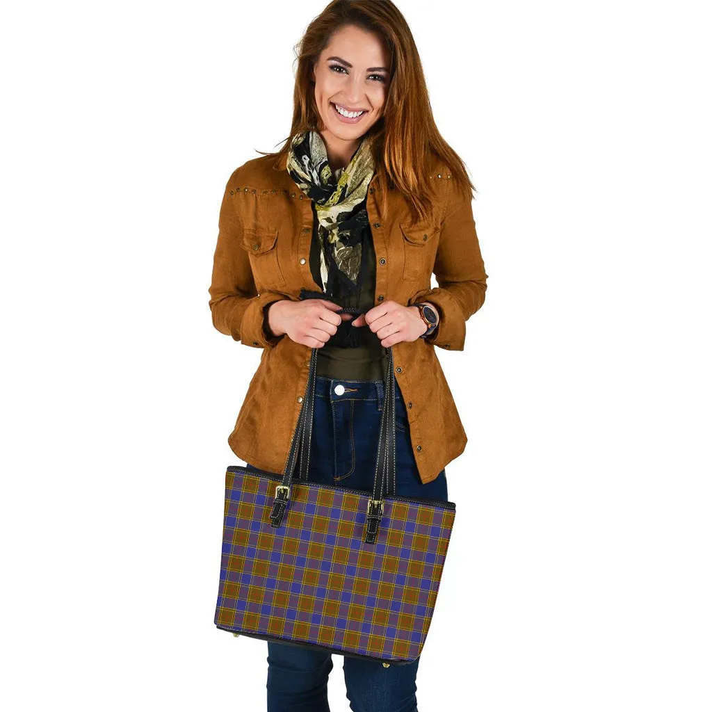 Balfour Tartan Leather Tote Bag