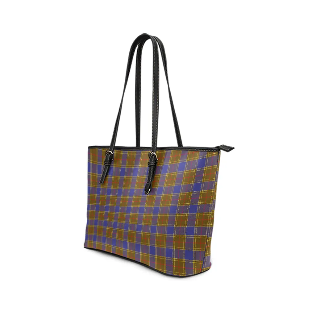 Balfour Tartan Leather Tote Bag