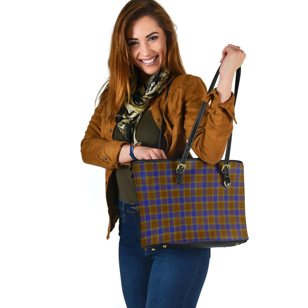 Balfour Tartan Leather Tote Bag