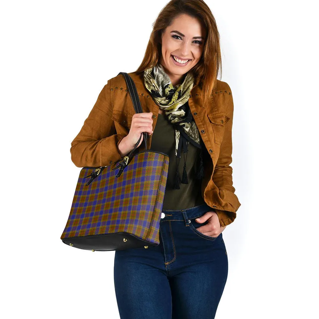 Balfour Tartan Leather Tote Bag