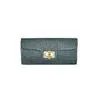 Bamboo Clutch With Wood Detail Closure