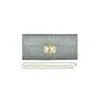 Bamboo Clutch With Wood Detail Closure