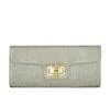 Bamboo Clutch With Wood Detail Closure