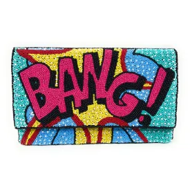 BANG! Beaded Clutch Purse