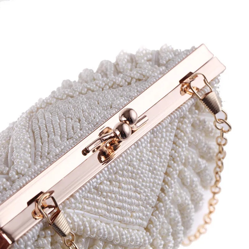 Beaded Seashell Purse
