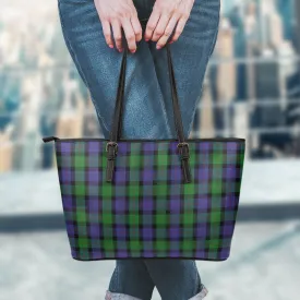 Blair Tartan Leather Tote Bag