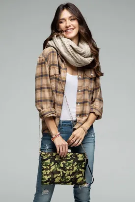 Camouflage Clutch Crossbody Bag