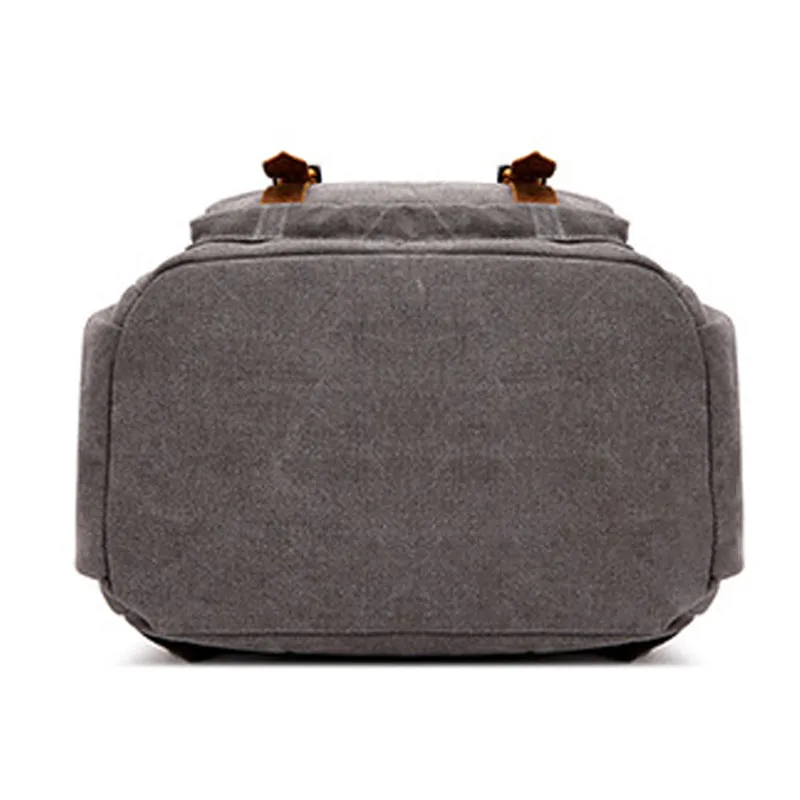 Canvas Travel Backpack With USB Plug Vintage Large Canvas Laptop Backpack Unsiex Canvas School Backpack