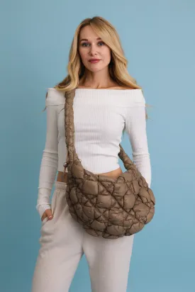 Carry All Quilted Puffer Crossbody Bag 👜