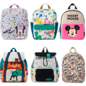 Cartoon Disney Mickey Mouse Backpack Minnie Mouse Canvas School Bag Fashion Large Capacity Backpack Girls