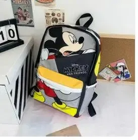 Cartoon Disney Mickey Mouse Backpack Minnie Mouse Canvas School Bag Fashion Large Capacity Backpack Girls