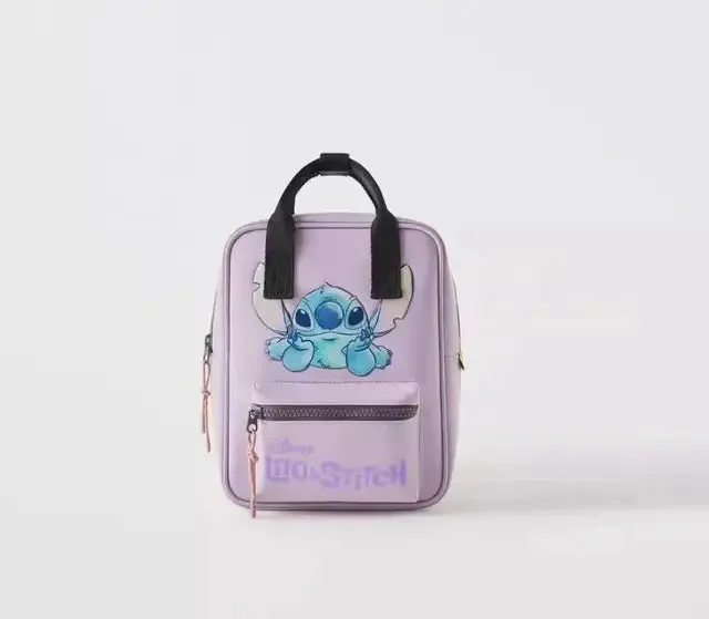 Cartoon Disney Mickey Mouse Backpack Minnie Mouse Canvas School Bag Fashion Large Capacity Backpack Girls