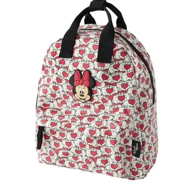 Cartoon Disney Mickey Mouse Backpack Minnie Mouse Canvas School Bag Fashion Large Capacity Backpack Girls