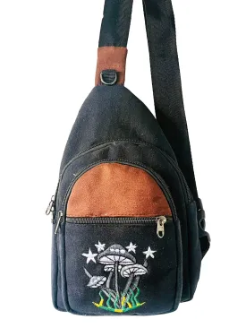 Crossbody Bag Mushroom Stars