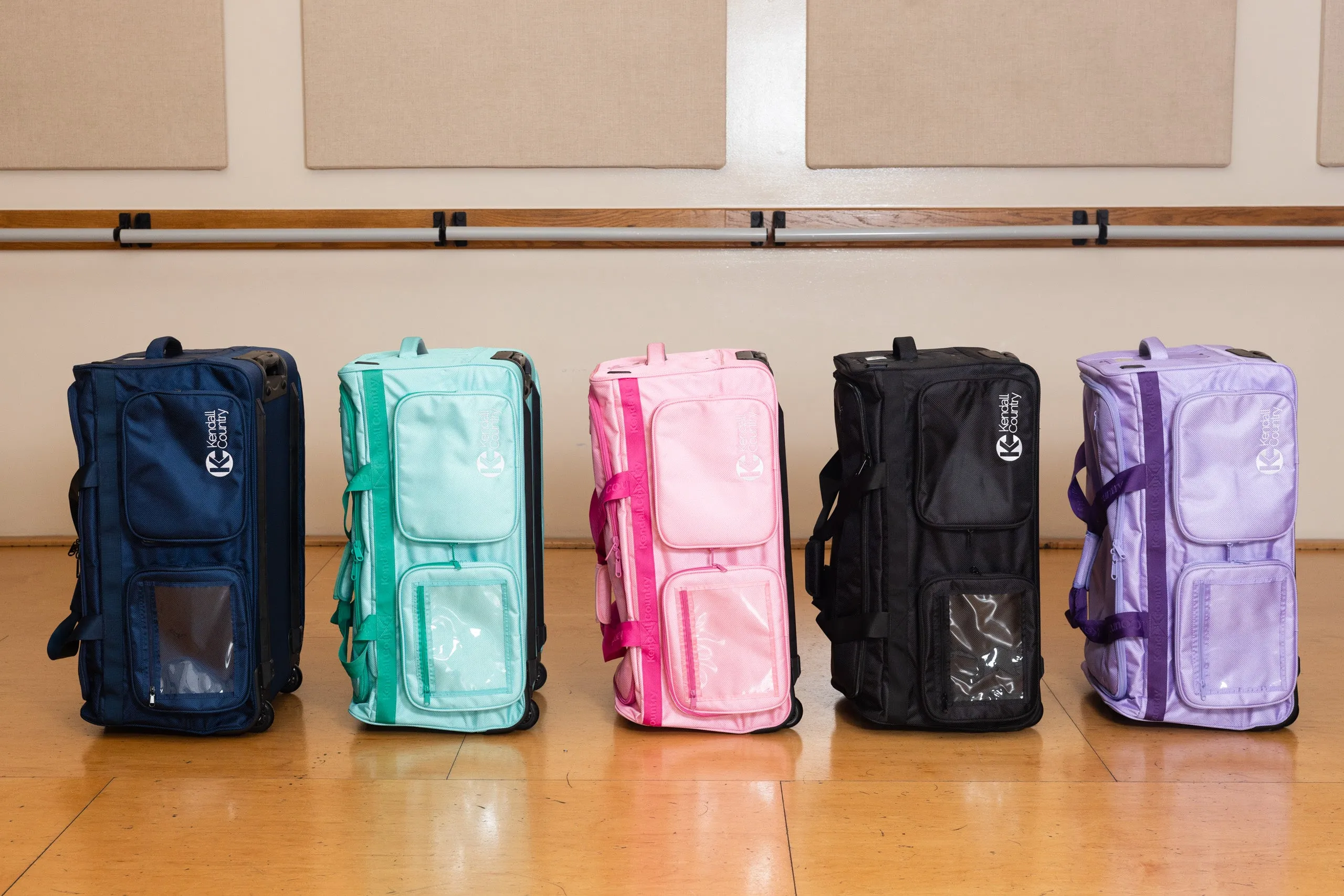 Dance Bag with Garment Rack - Raven Black, Large 28"