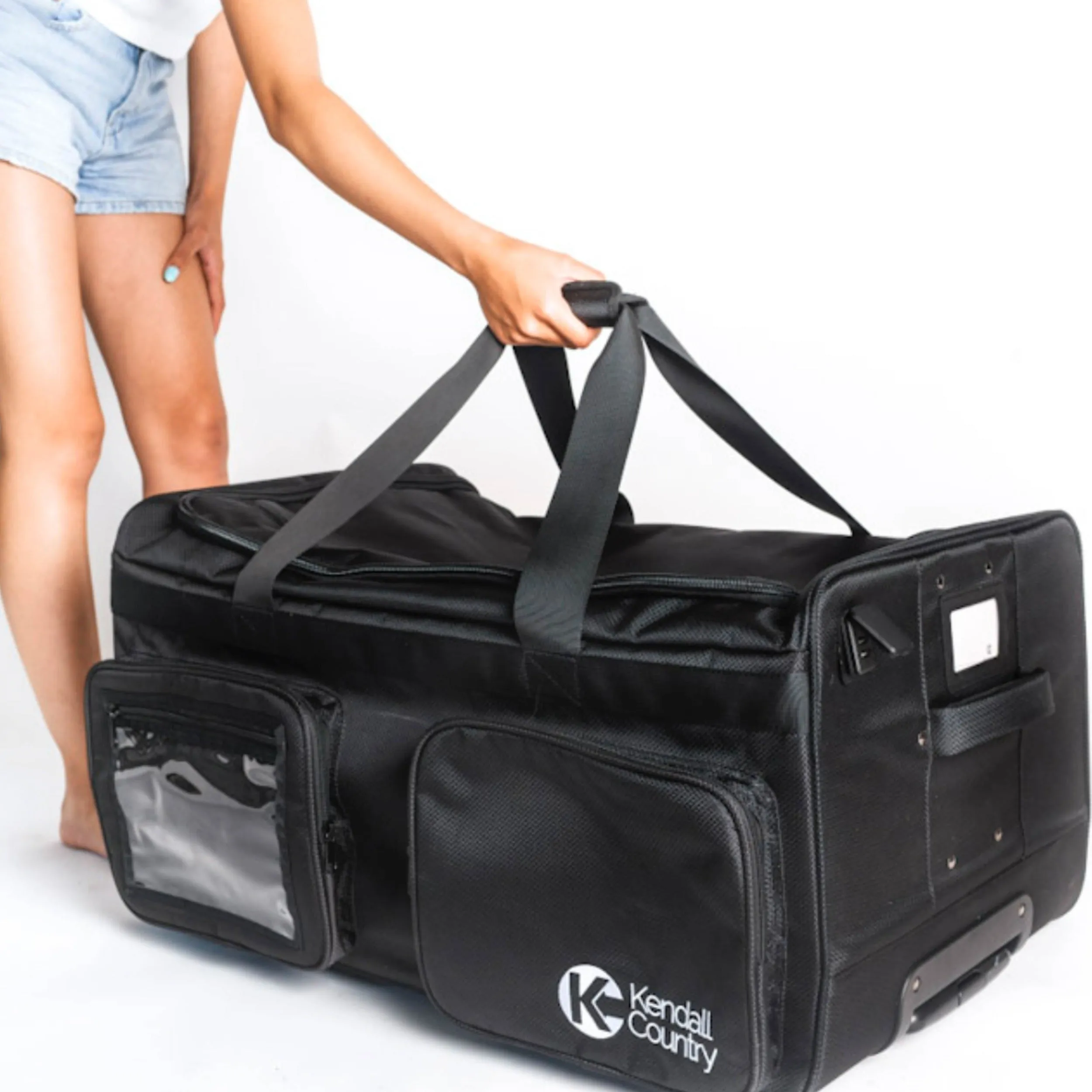 Dance Bag with Garment Rack - Raven Black, Large 28"