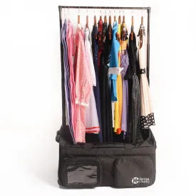Dance Bag with Garment Rack - Raven Black, Large 28"