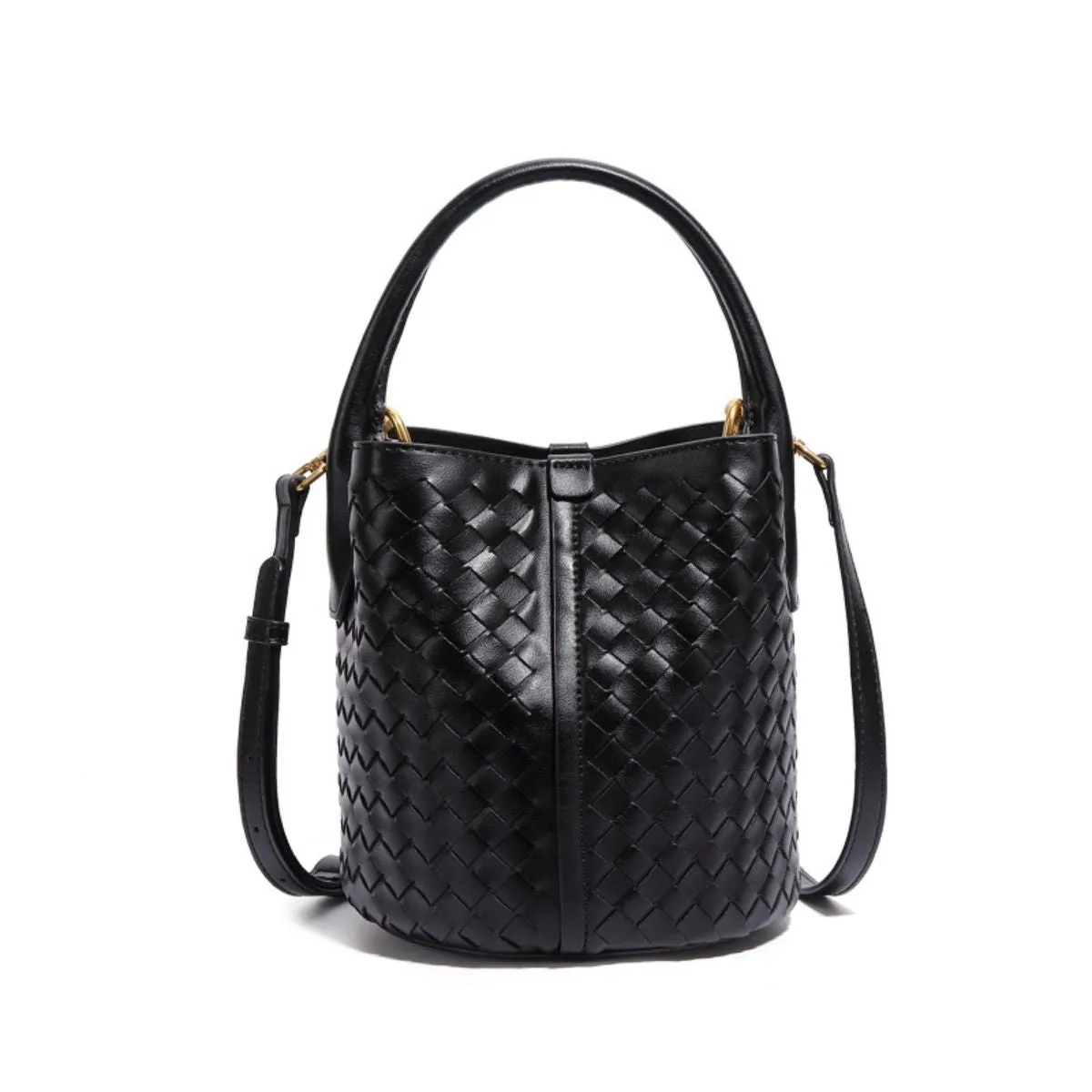 Diana Woven Bucket Bag