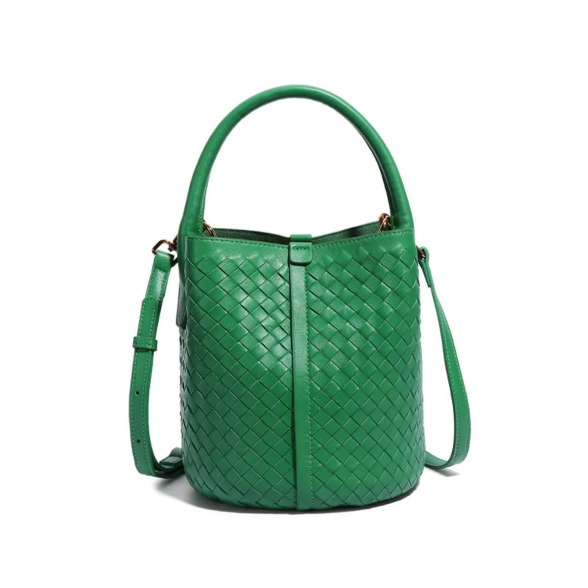 Diana Woven Bucket Bag
