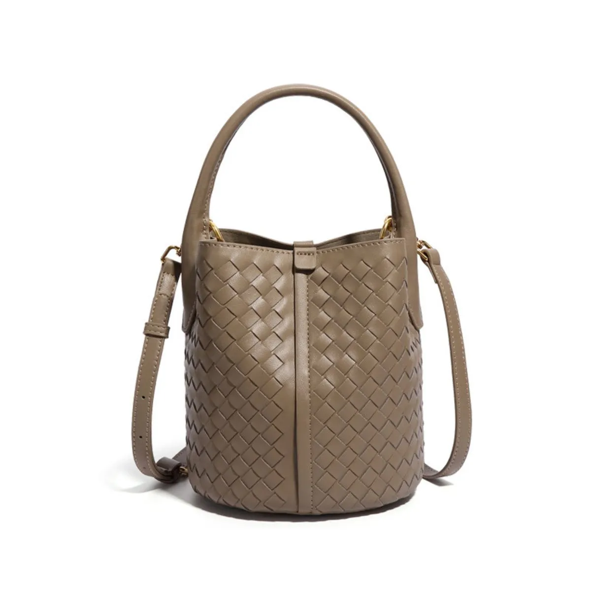 Diana Woven Bucket Bag