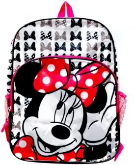 Disney Backpack Minnie Mouse Satin Canvas 16"