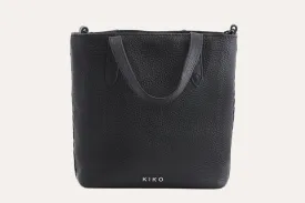 Elegant Side Weaved Leather Handbag