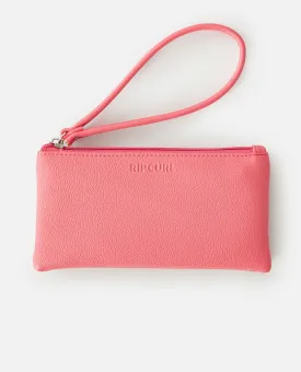 Essentials Wristlet Clutch Purse - Coral