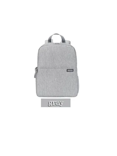 FASHION STYLE CANVAS DSLR CAMERA BACKPACK LIGHT GREY RUCKSACK WATERPROOF FOR SONY CANON NIKON OLYMPUS