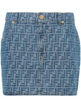FENDI Men's Mini Chambray Skirt