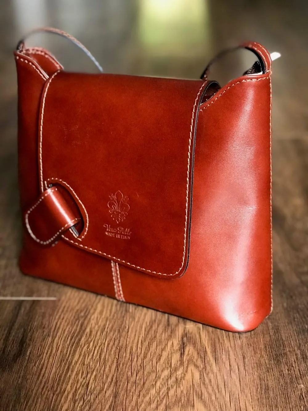 Isabella Leather Crossbody Bag