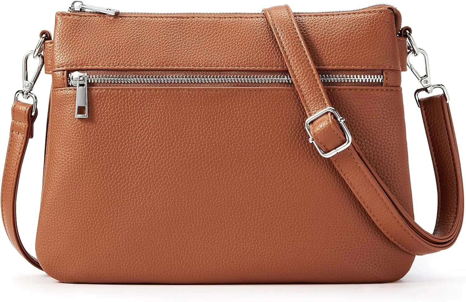KALIDI Crossbody Bag Vegan Leather Casual Zipper Work Bag Weekender Hobo for Women shoulder Travel Dating