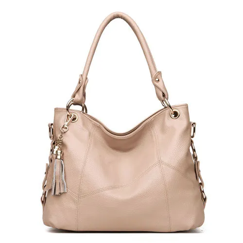 Leather Tote Handle Bag
