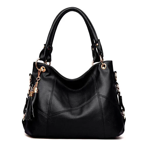 Leather Tote Handle Bag