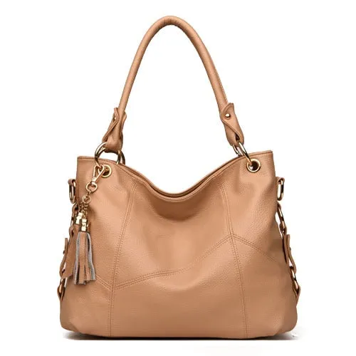 Leather Tote Handle Bag
