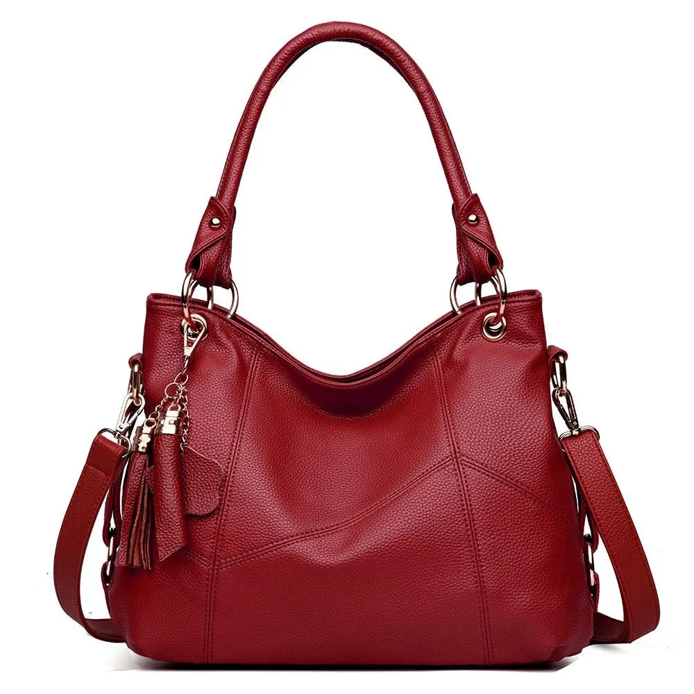Leather Tote Handle Bag