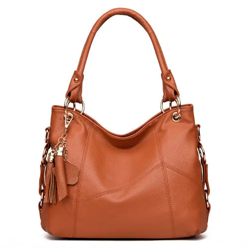 Leather Tote Handle Bag