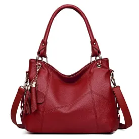 Leather Tote Handle Bag