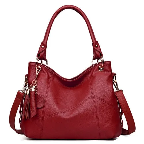 Leather Tote Handle Bag
