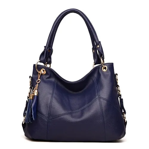 Leather Tote Handle Bag