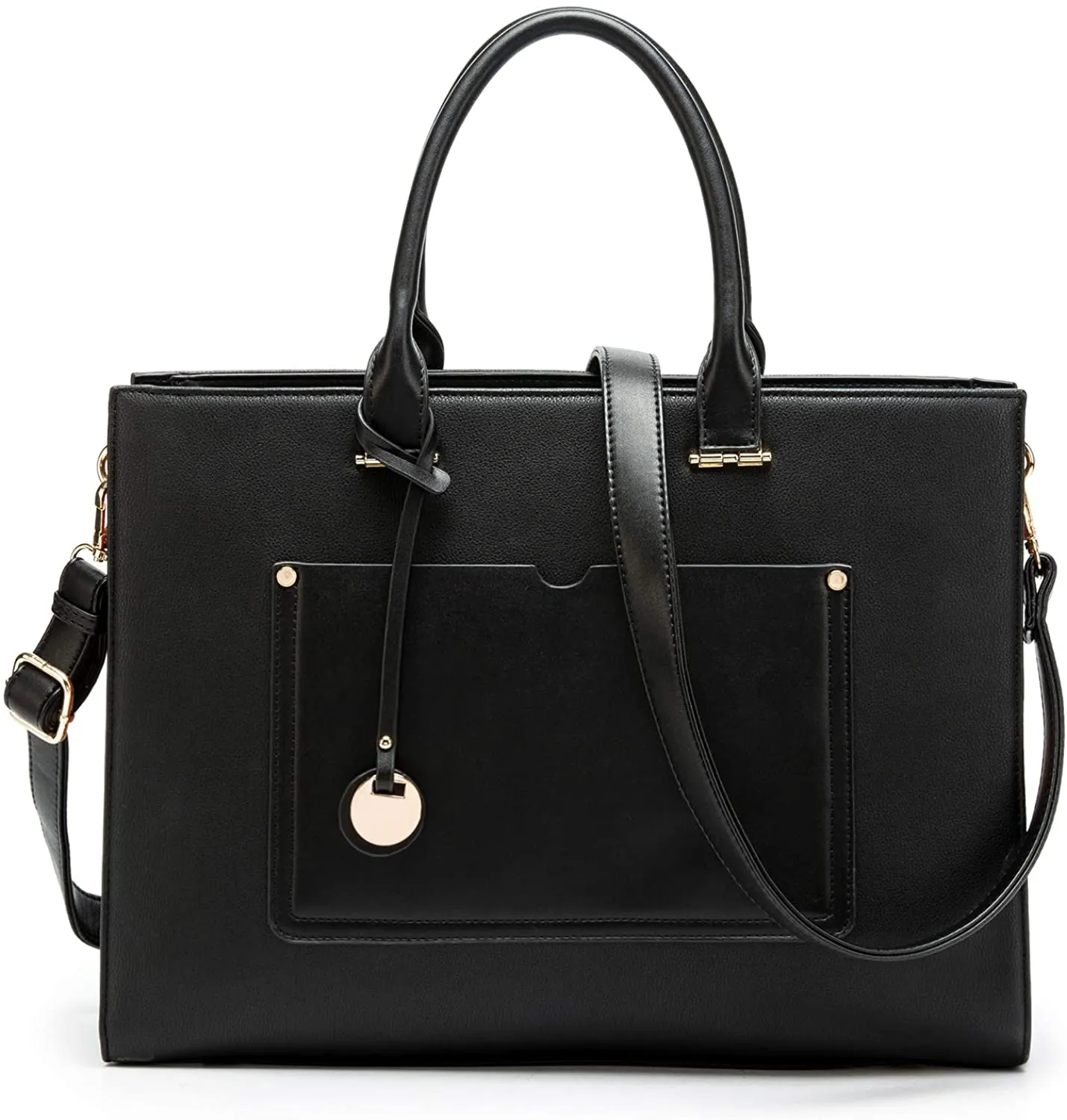 Leather Tote Laptop Bag for Women 13-inch
