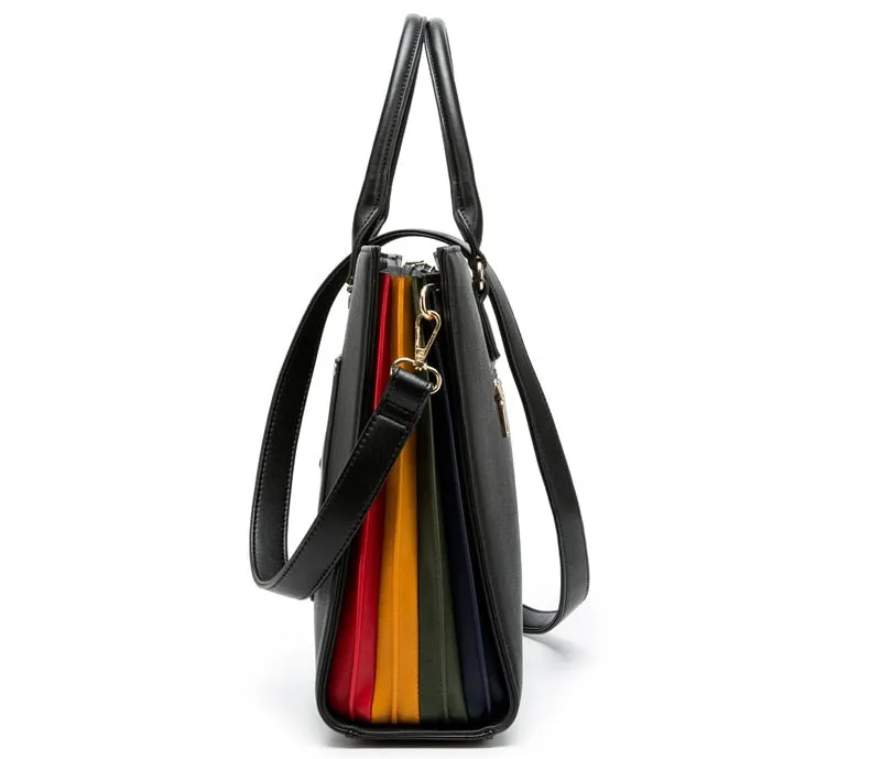 Leather Tote Laptop Bag for Women 13-inch
