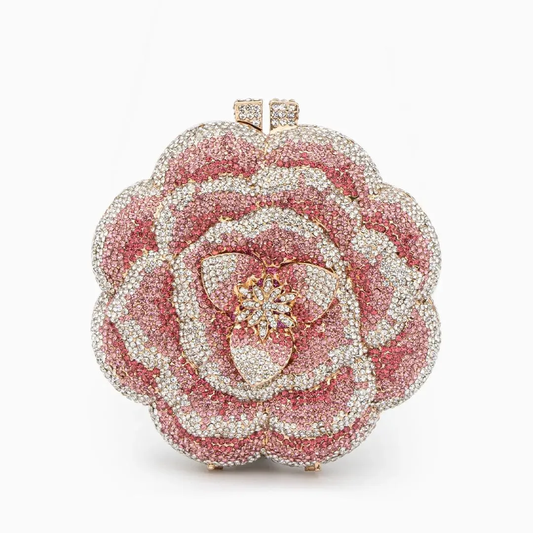 Liliana | A Floral Jewel Clutch Bag for Graceful Sophistication